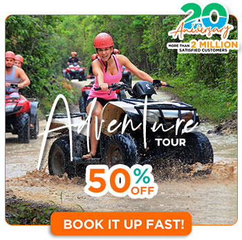 Adventure tours atv zipline and cenote