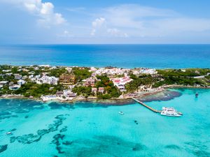 Vista aerea deIsla Mujeres